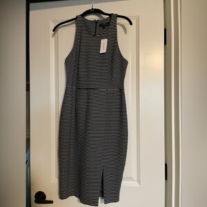 Banana Republic fitted striped dress- size 4
